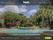 Tablet Screenshot of magnoliacreekapts.com